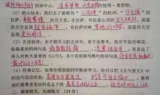 三年级下册语文试卷